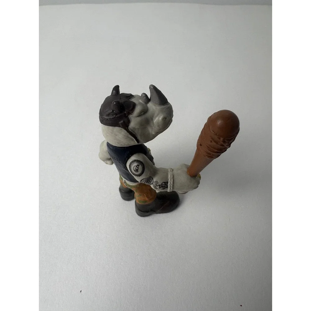 2016‎ Playmates Teenage Mutant Ninja Turtles Rocksteady Figure Cake Topper 2.5
